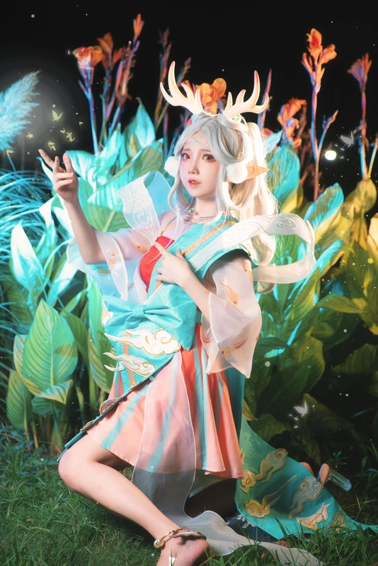 COS-王者荣耀瑶COS - 楚楚子w